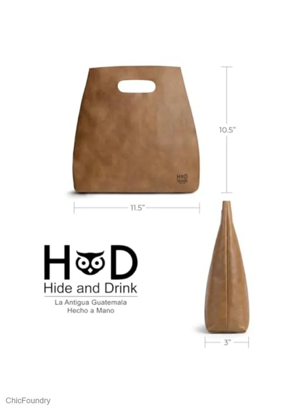 Handmade Full Grain Leather Top-Handle Tote Bag for Women